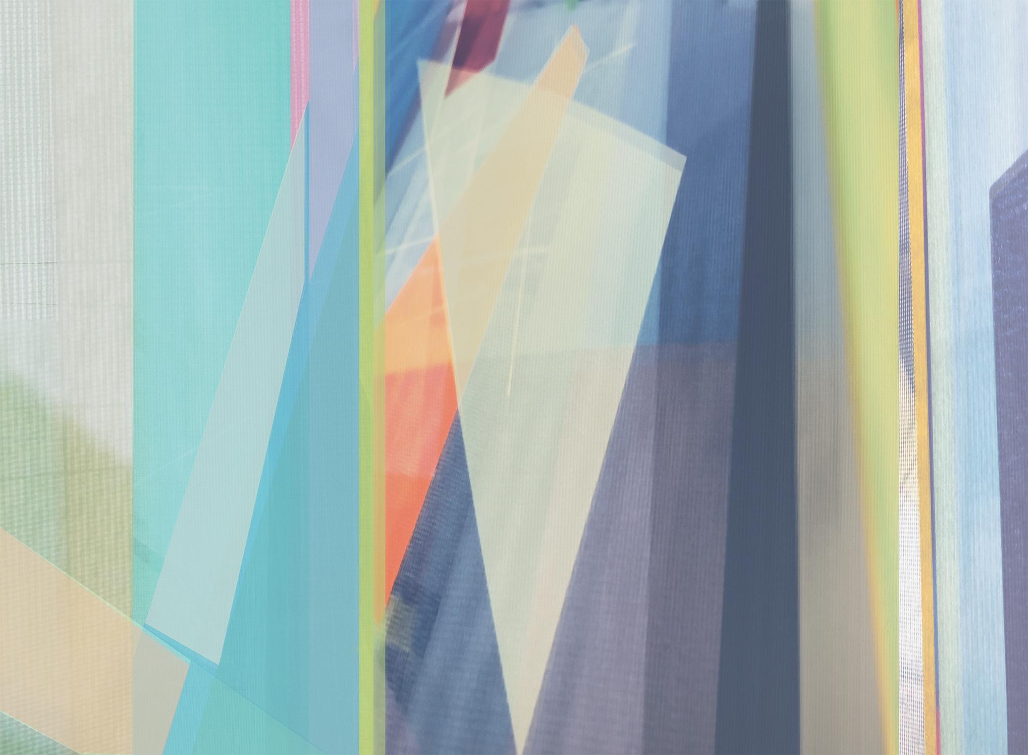 Abstract Photograph Monika Bravo - Parallel Fields #9. Photographie en couleur abstraite à tirage limité