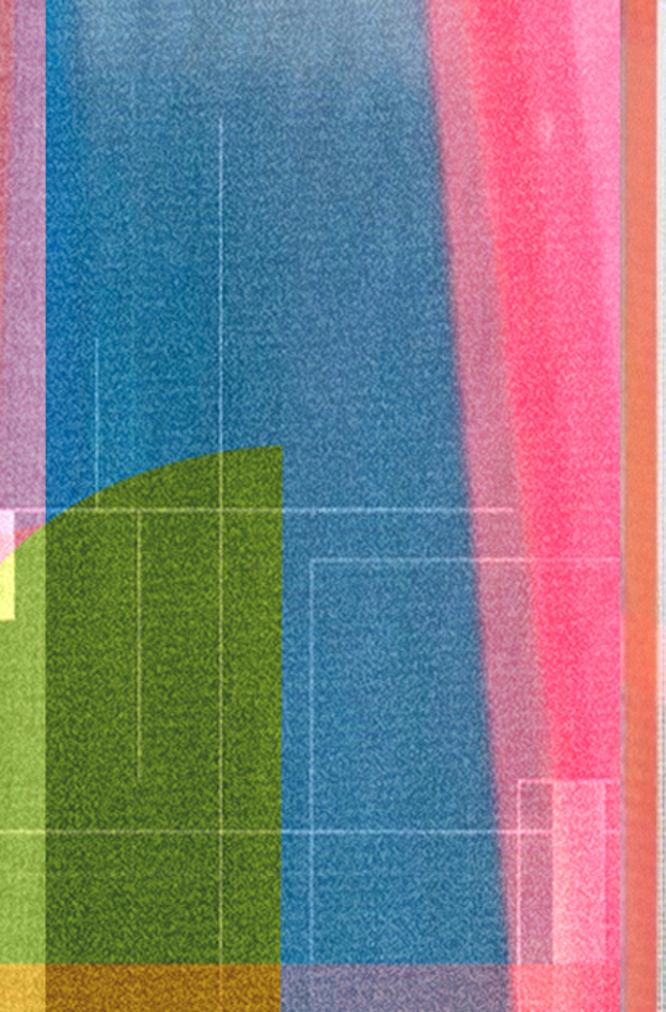 Zeitlos 03. Abstrakte Farbfotografie in limitierter Auflage (Grau), Color Photograph, von Monika Bravo