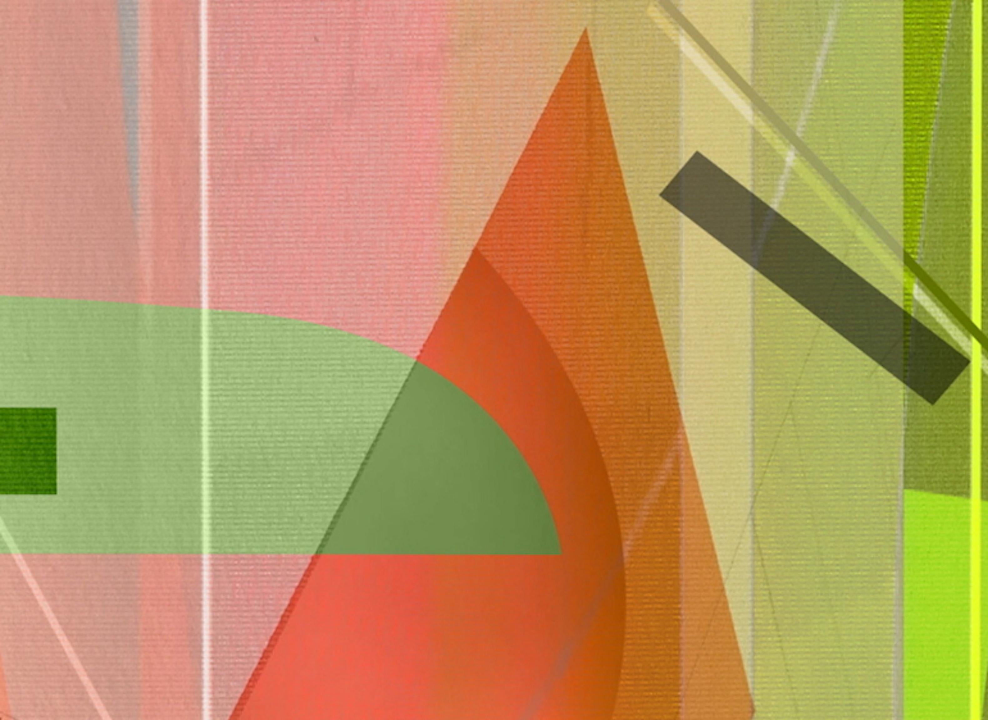 Zeitlos 05. Abstrakte Farbfotografie in limitierter Auflage (Geometrische Abstraktion), Photograph, von Monika Bravo