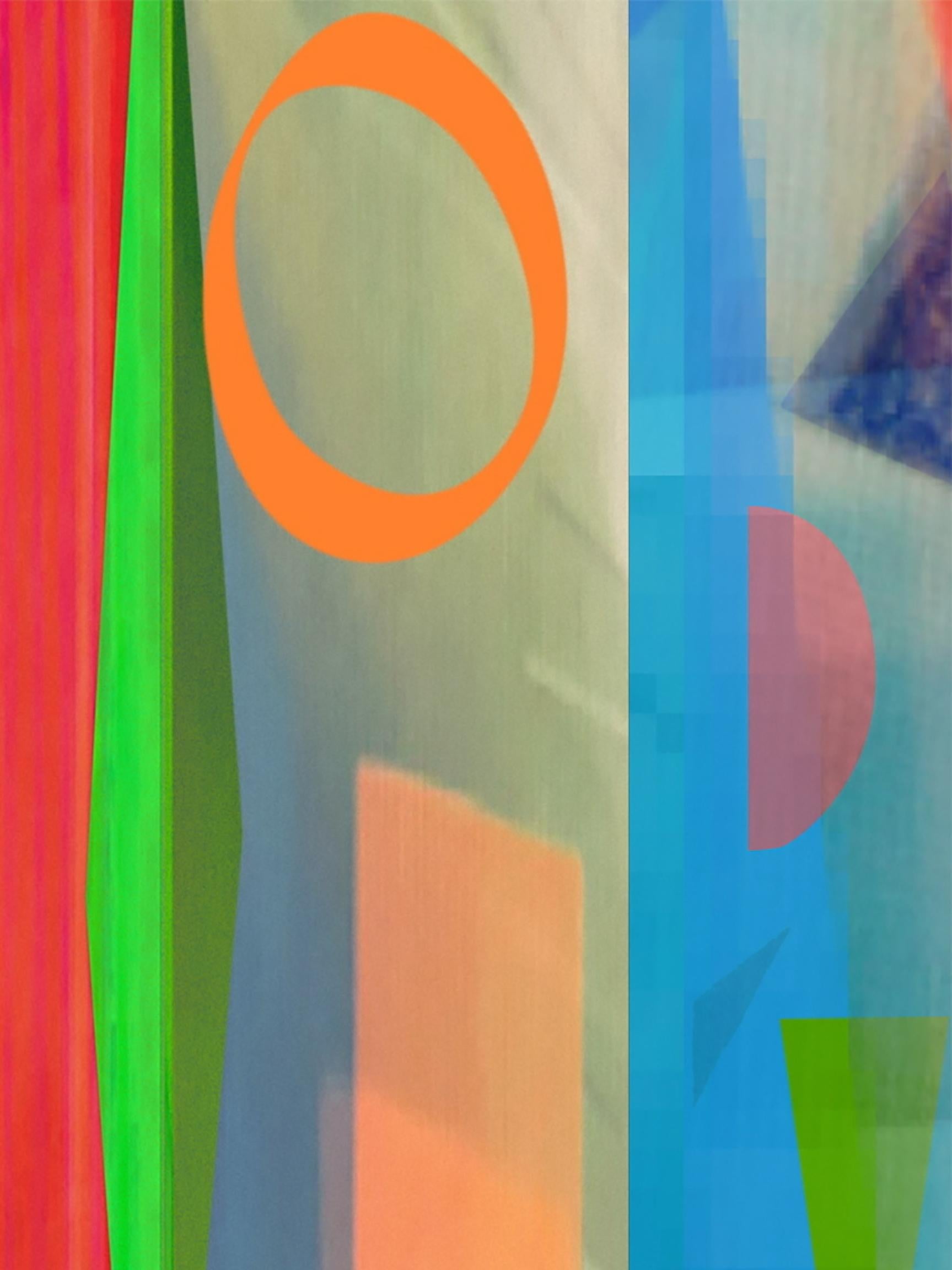 Intemporel 06. Photographie en couleur abstraite à tirage limité - Gris Abstract Photograph par Monika Bravo
