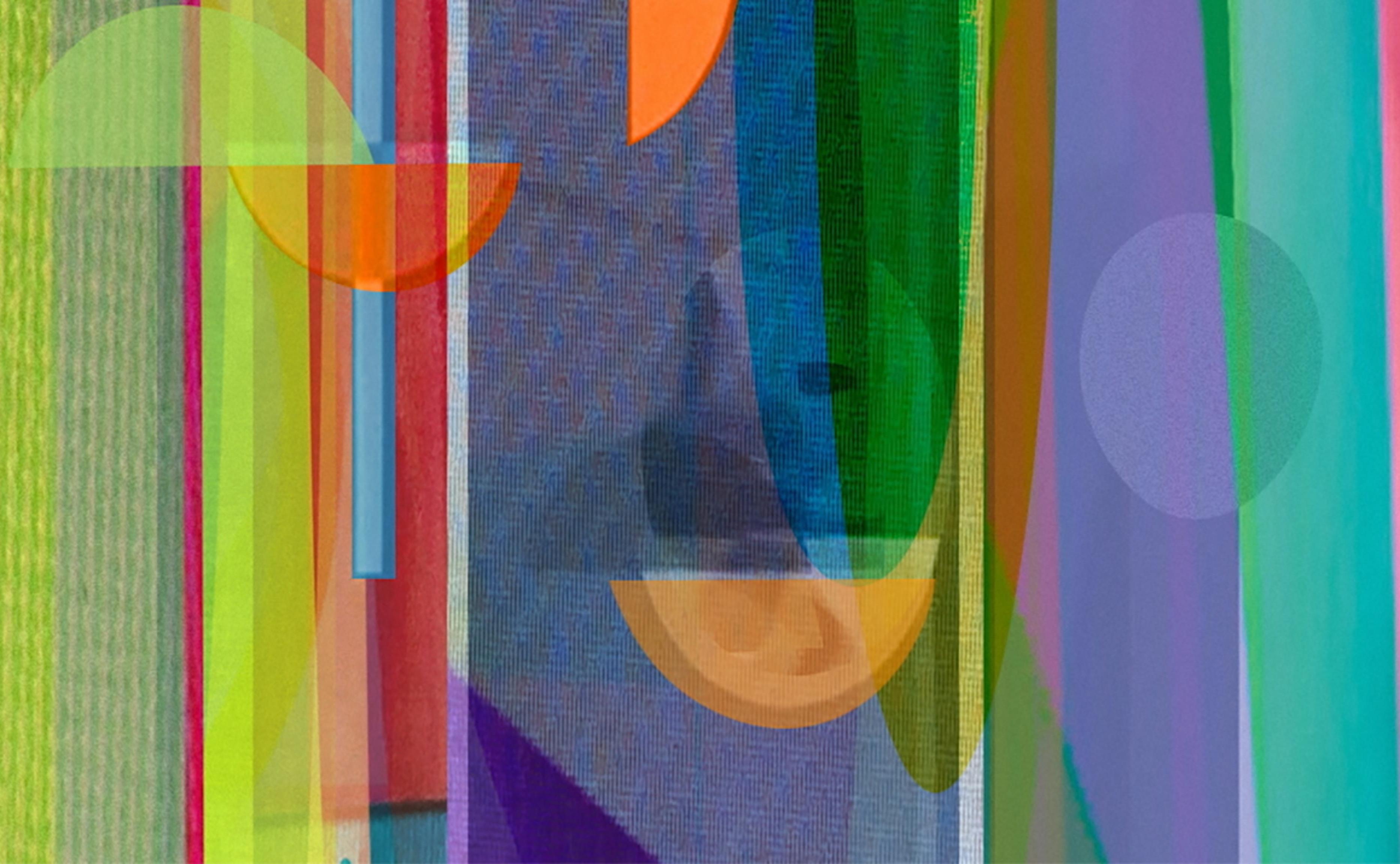 Zeitlos 06. Abstrakte Farbfotografie in limitierter Auflage (Geometrische Abstraktion), Photograph, von Monika Bravo
