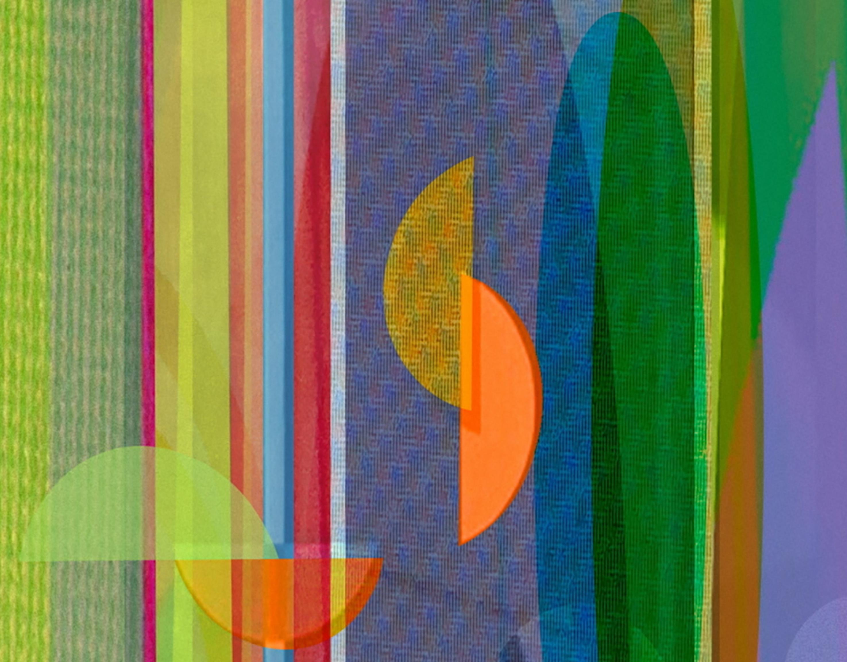 Zeitlos 06. Abstrakte Farbfotografie in limitierter Auflage (Grau), Abstract Photograph, von Monika Bravo