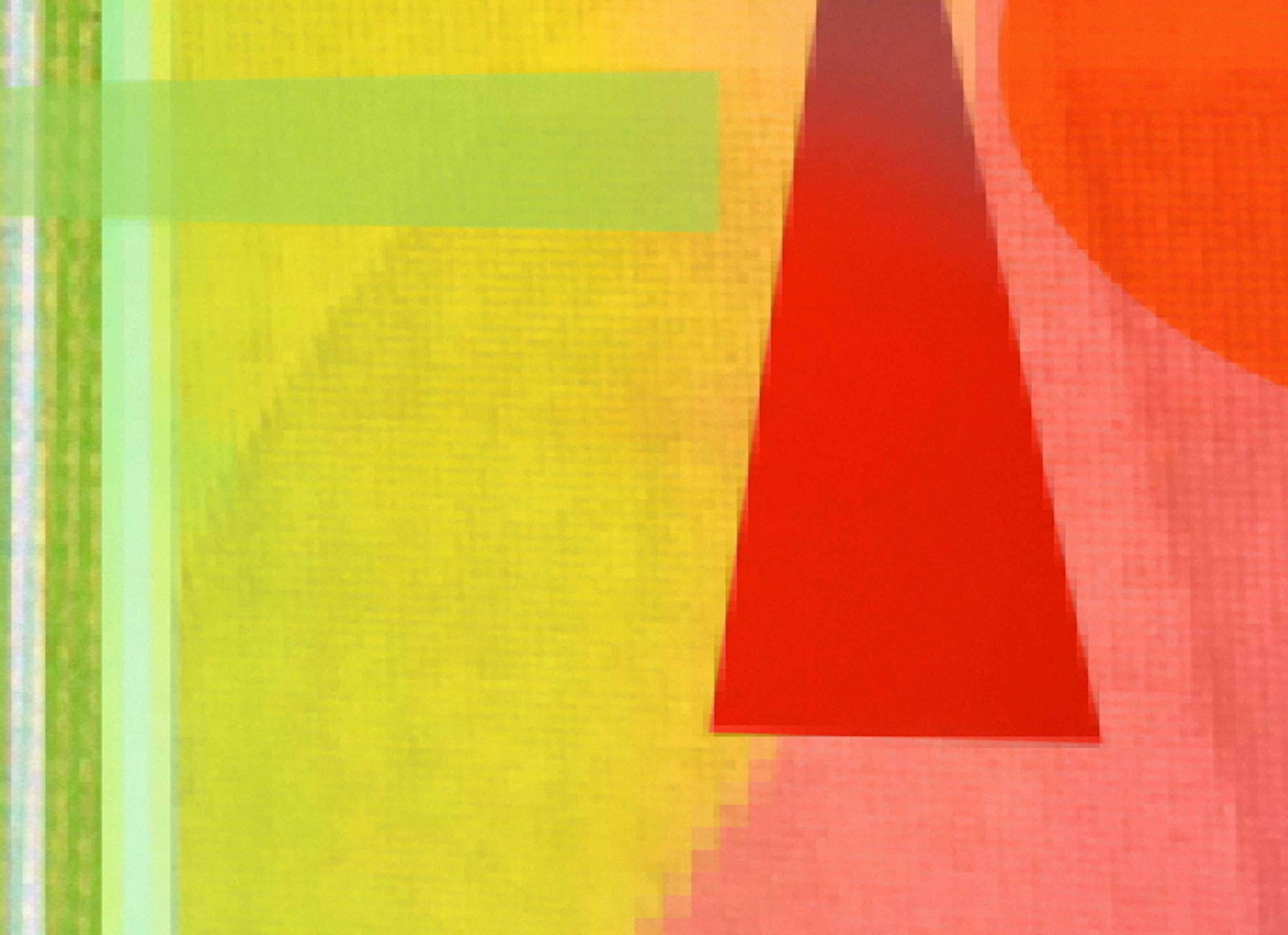 Zeitlos 07. Abstrakte Farbfotografie in limitierter Auflage (Geometrische Abstraktion), Photograph, von Monika Bravo