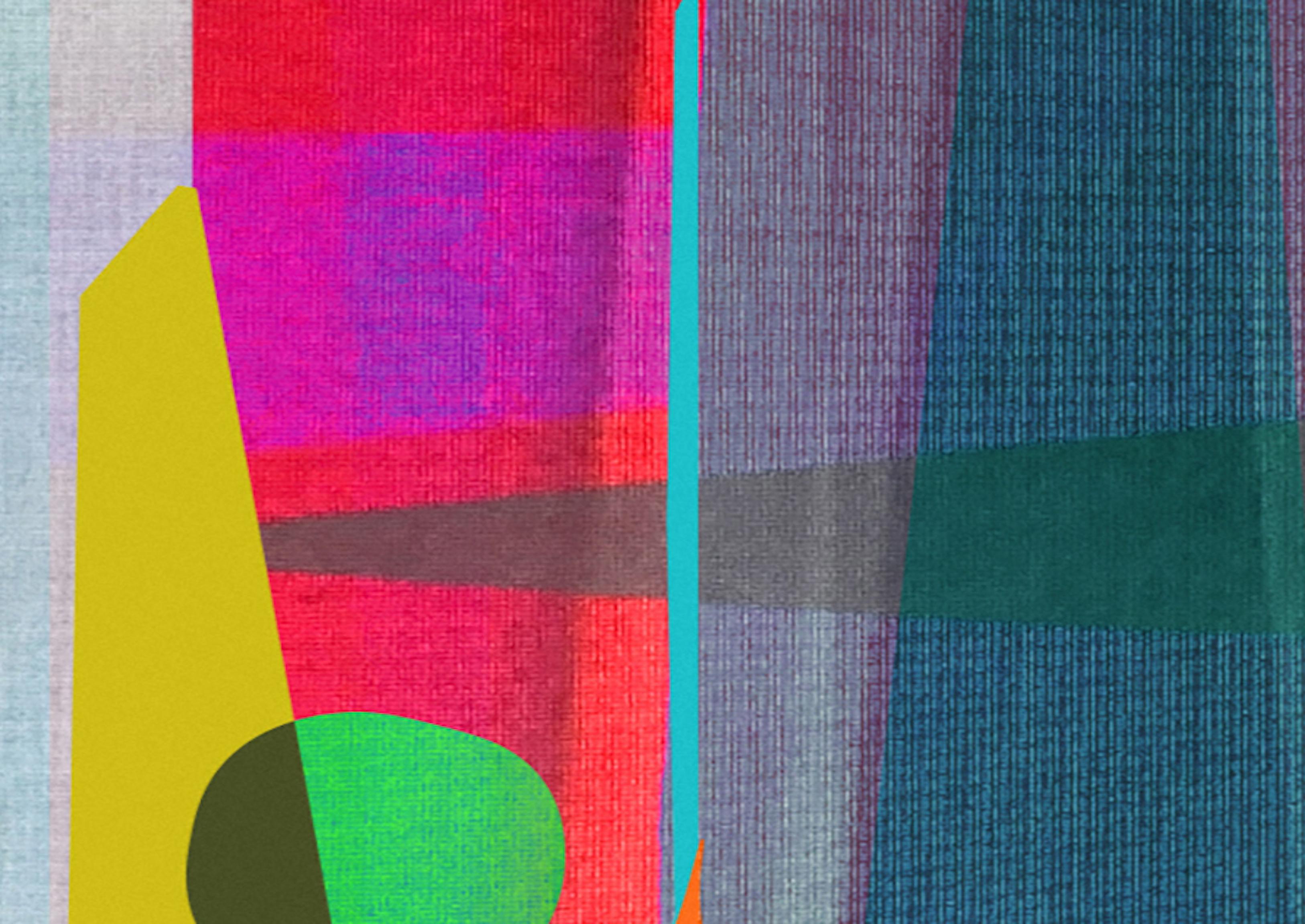 Zeitlos 17. Abstrakte Farbfotografie in limitierter Auflage (Geometrische Abstraktion), Photograph, von Monika Bravo