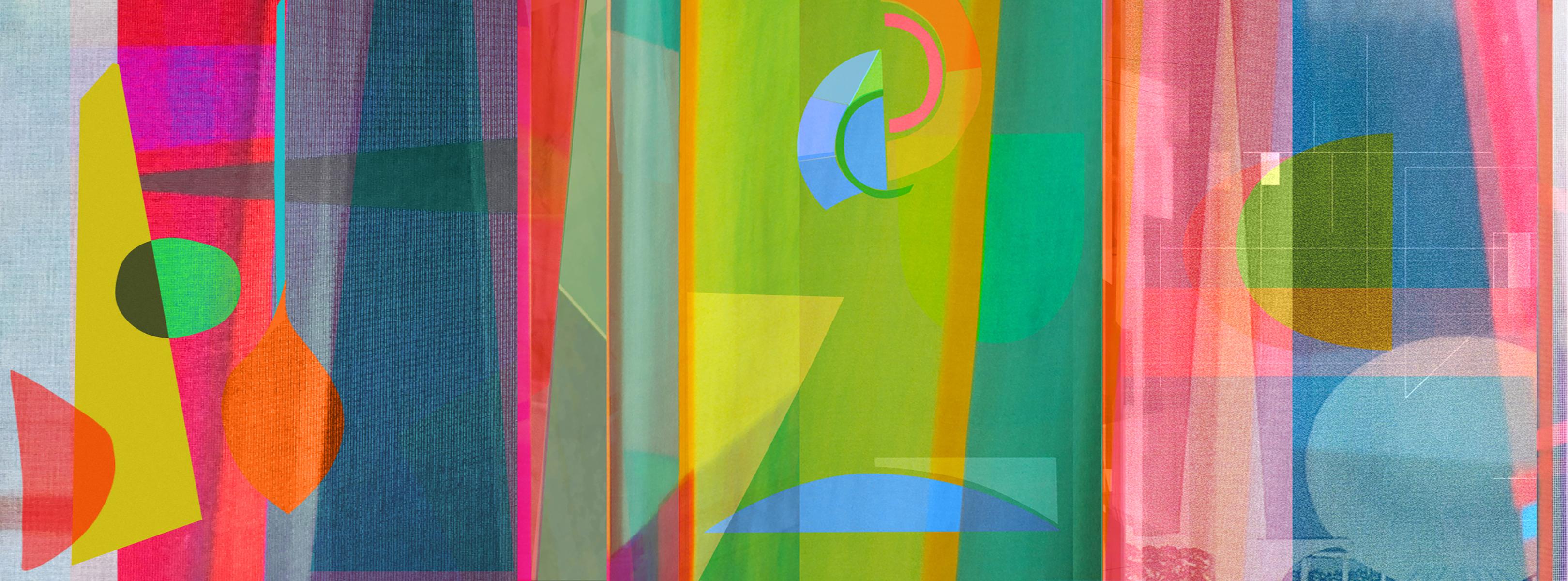 Monika Bravo Color Photograph – Zeitlos 17. Abstrakte Farbfotografie in limitierter Auflage