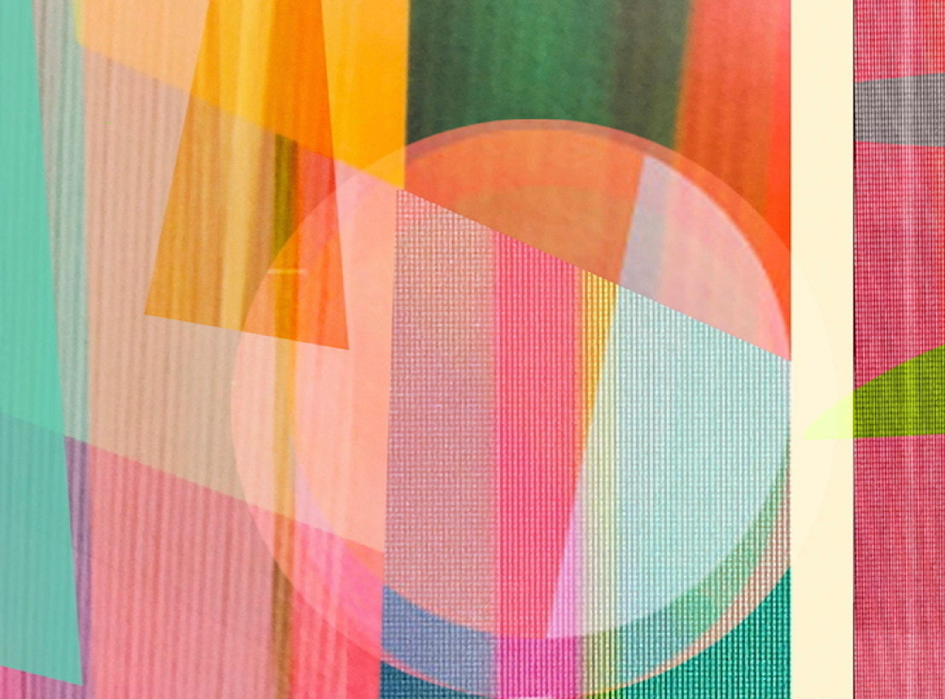 Zeitlos 19. Abstrakte Farbfotografie in limitierter Auflage (Geometrische Abstraktion), Photograph, von Monika Bravo