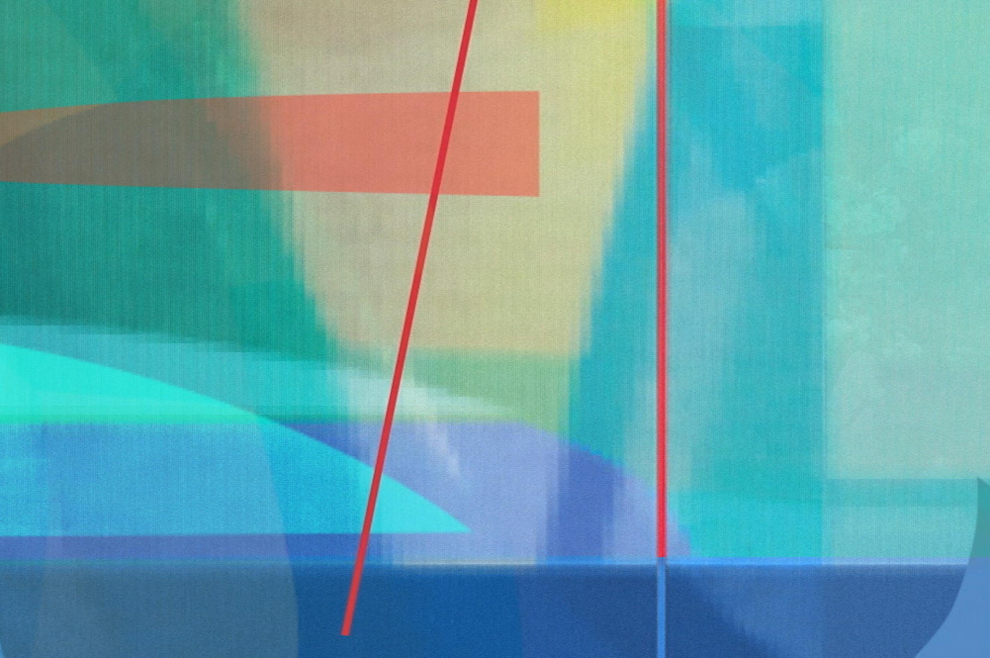 Zeitlos 20. Abstrakte Farbfotografie in limitierter Auflage (Geometrische Abstraktion), Photograph, von Monika Bravo