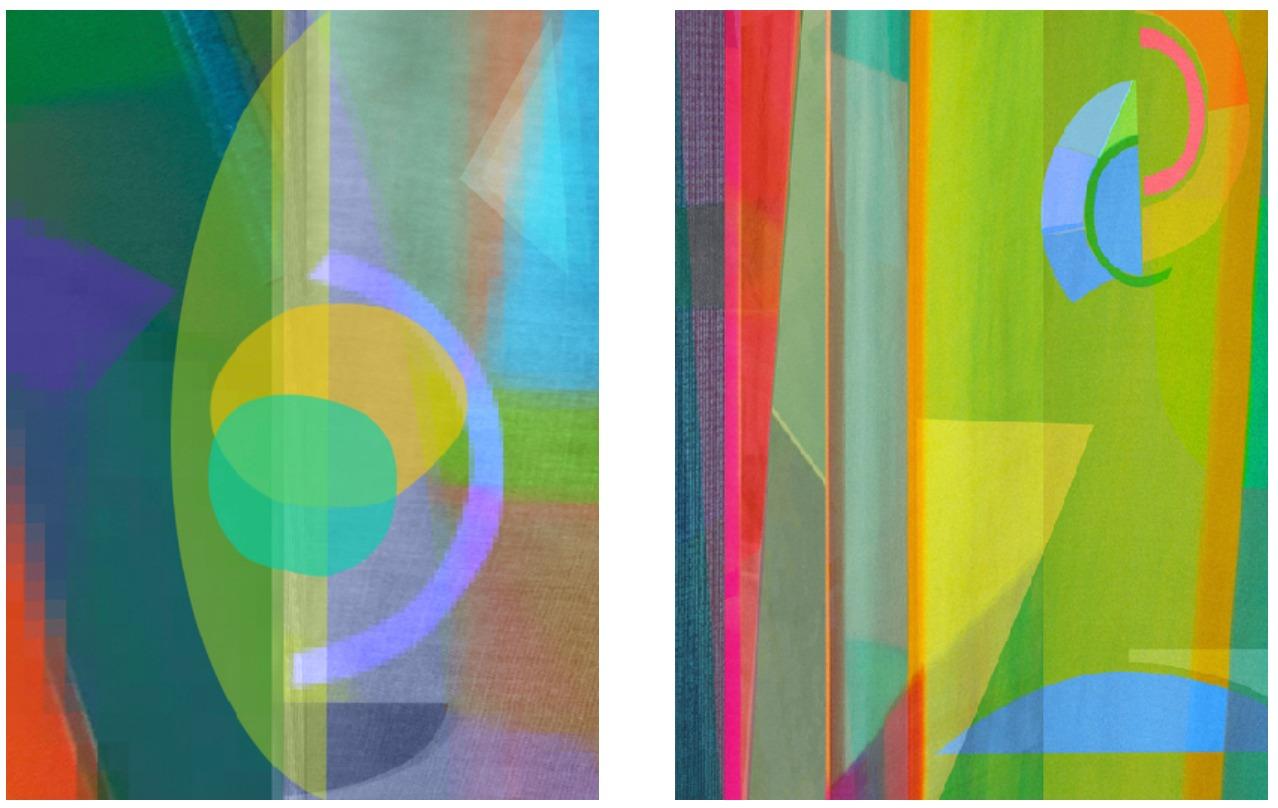 Color Photograph Monika Bravo - Ensemble intemporel II. Photographie en couleur abstraite à tirage limité