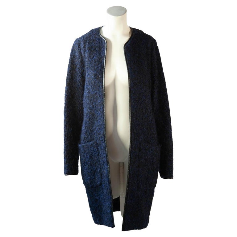 Monika Chiang navy duster For Sale