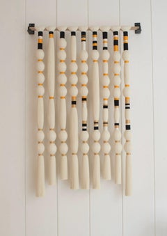 Monika Franco - Handmade tapestry with cotton thread. Unique piece. Mexico.