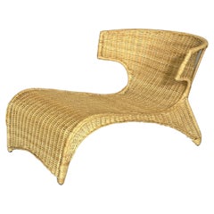 Monika Mudler fauteuil en rotin pour IKEA, années 1990