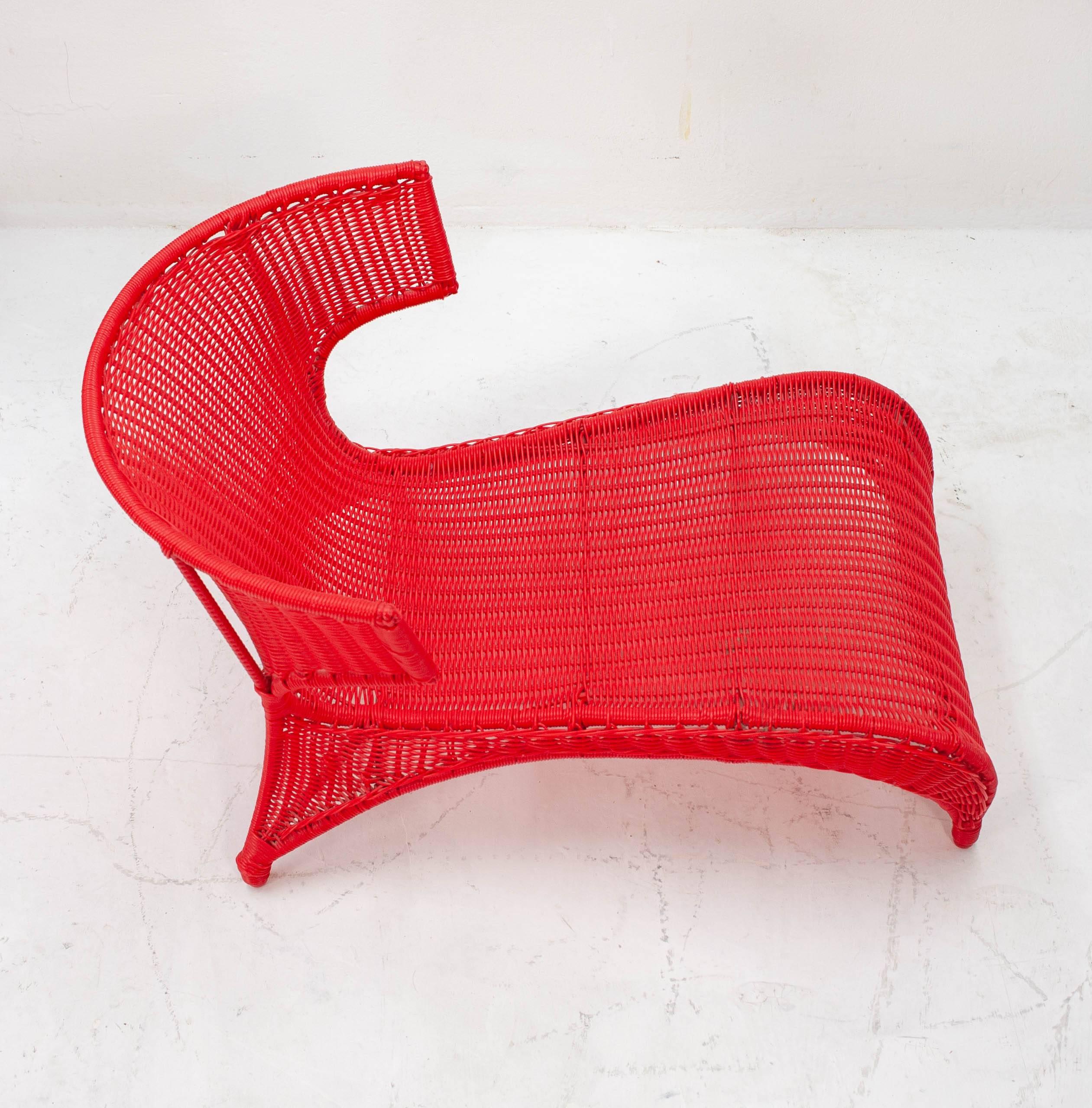 Danish Monika Mulder Rattan Lounge Chair PS Sävö for Ikea