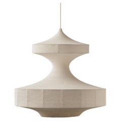 MONIKA Pendant Light Ø50cm/19.7in, Hand Crocheted in 100% Egyptian Cotton