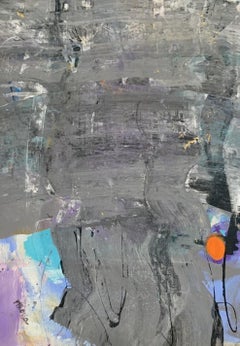 Abstracción - Pintura al óleo abstracta contemporánea, colorida, dinámica