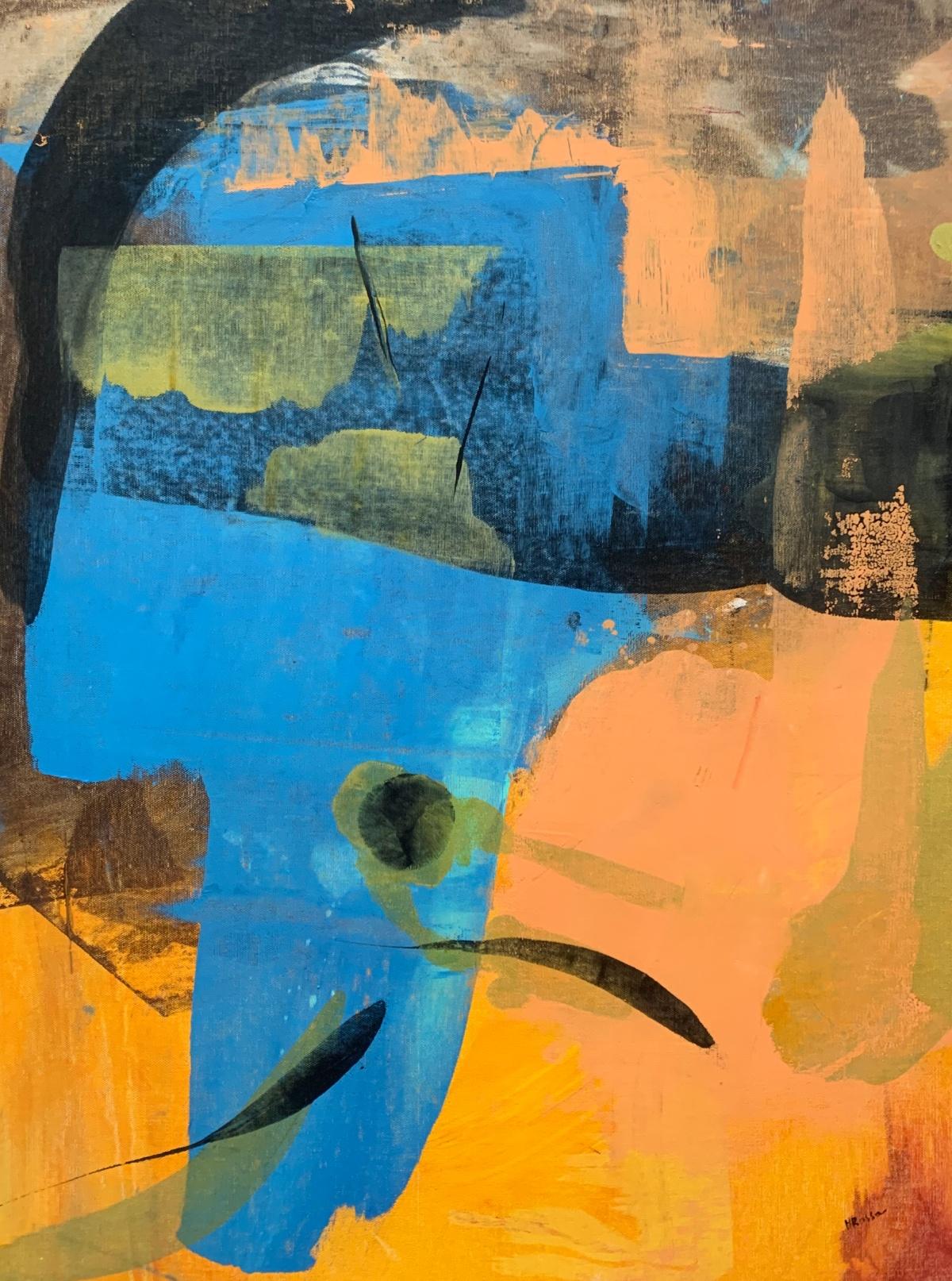 Monika Rossa Abstract Painting - Abstraction - Contemporary Abstract Oil Painting, Colorful, Dynamic