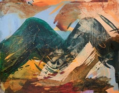 Abstraction. Contemporary Abstract Oil Painting, Colorful, Dynamic, Polish art