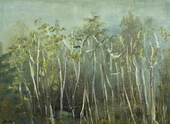 Paisaje verde - Pintura al óleo contemporánea, Paisaje, Colorido, Artista polaco