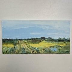 Horizontal Landscape - Contemporary Oil Painting, Polish artist