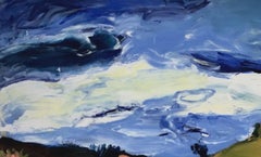 Landscape - Contemporary Oil Painting, Colorful, Landscape, Polish artist