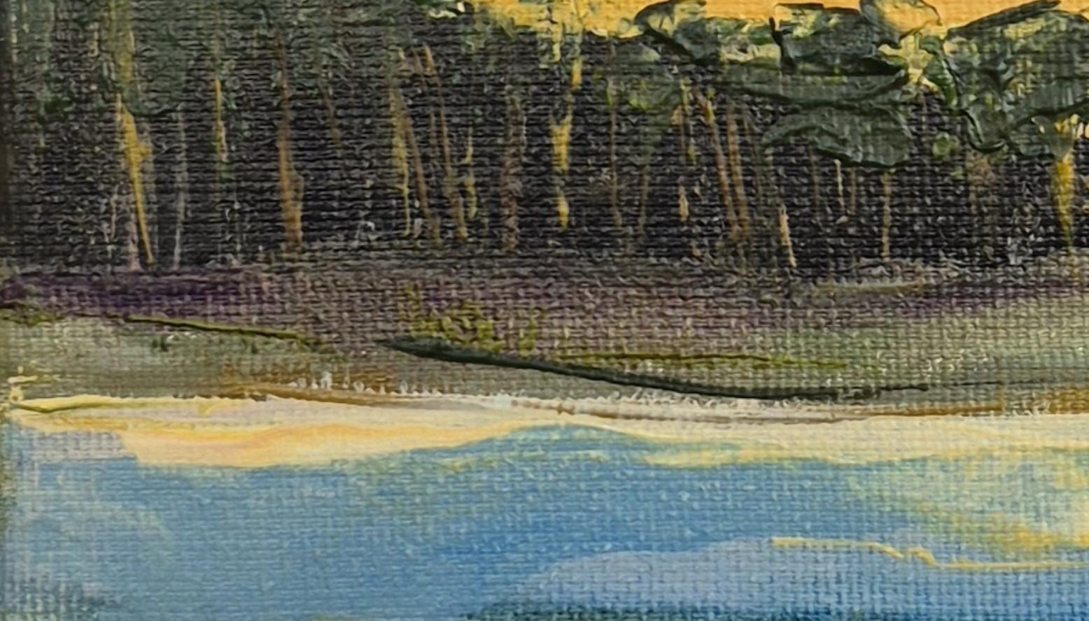 Landschaft - Zeitgenössische Ölgemälde, Landschaft, Farbenfroh, Polnischer Künstler im Angebot 1