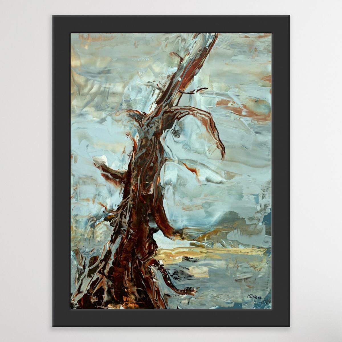 Landscape - XXI century Acrylic painting, Abstaction & Figurative For Sale 2