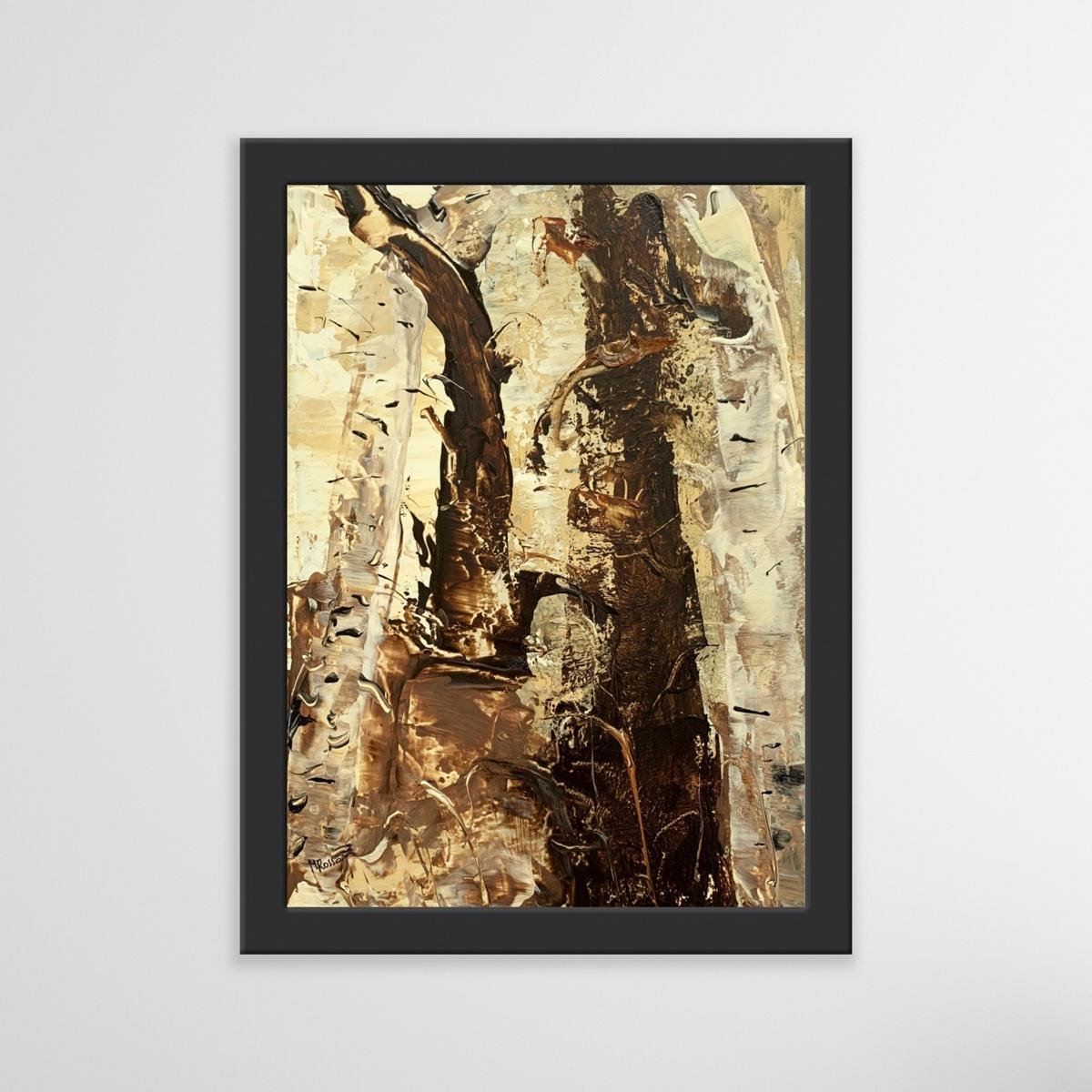 Paesaggio - Pittura acrilica del XXI secolo, Astrazione e Figurazione in vendita 3