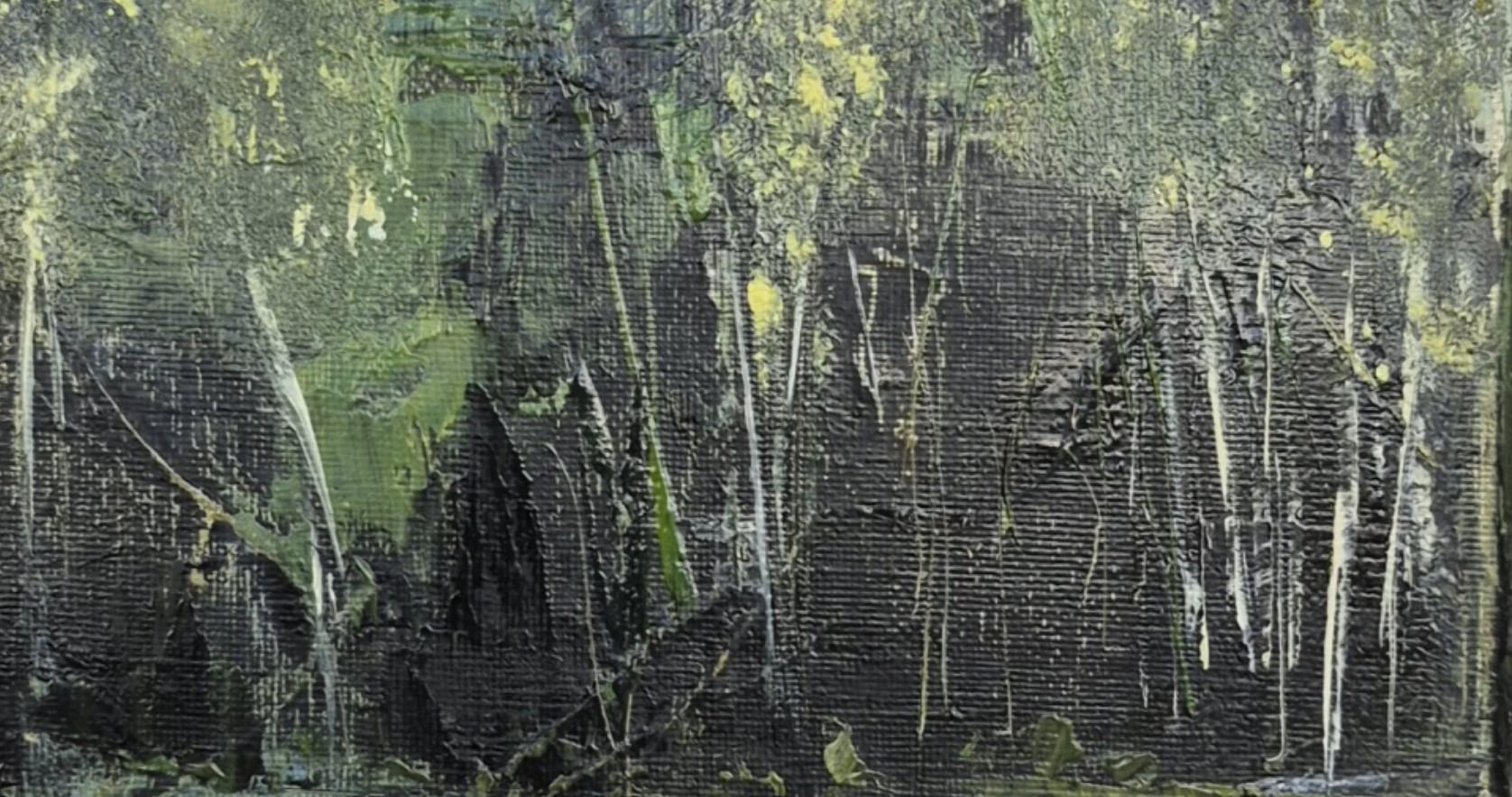 Ringelblumen - Zeitgenössische Ölgemälde, Landschaft, Farbenfroh, Polnischer Künstler im Angebot 2