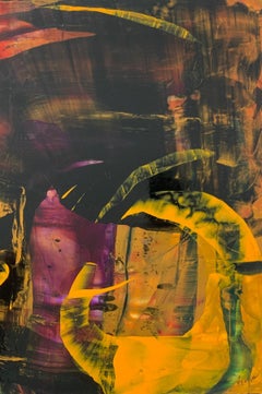 Modalité 8, Abstraction, peinture acrylique sur panneau, colorée, artiste polonais