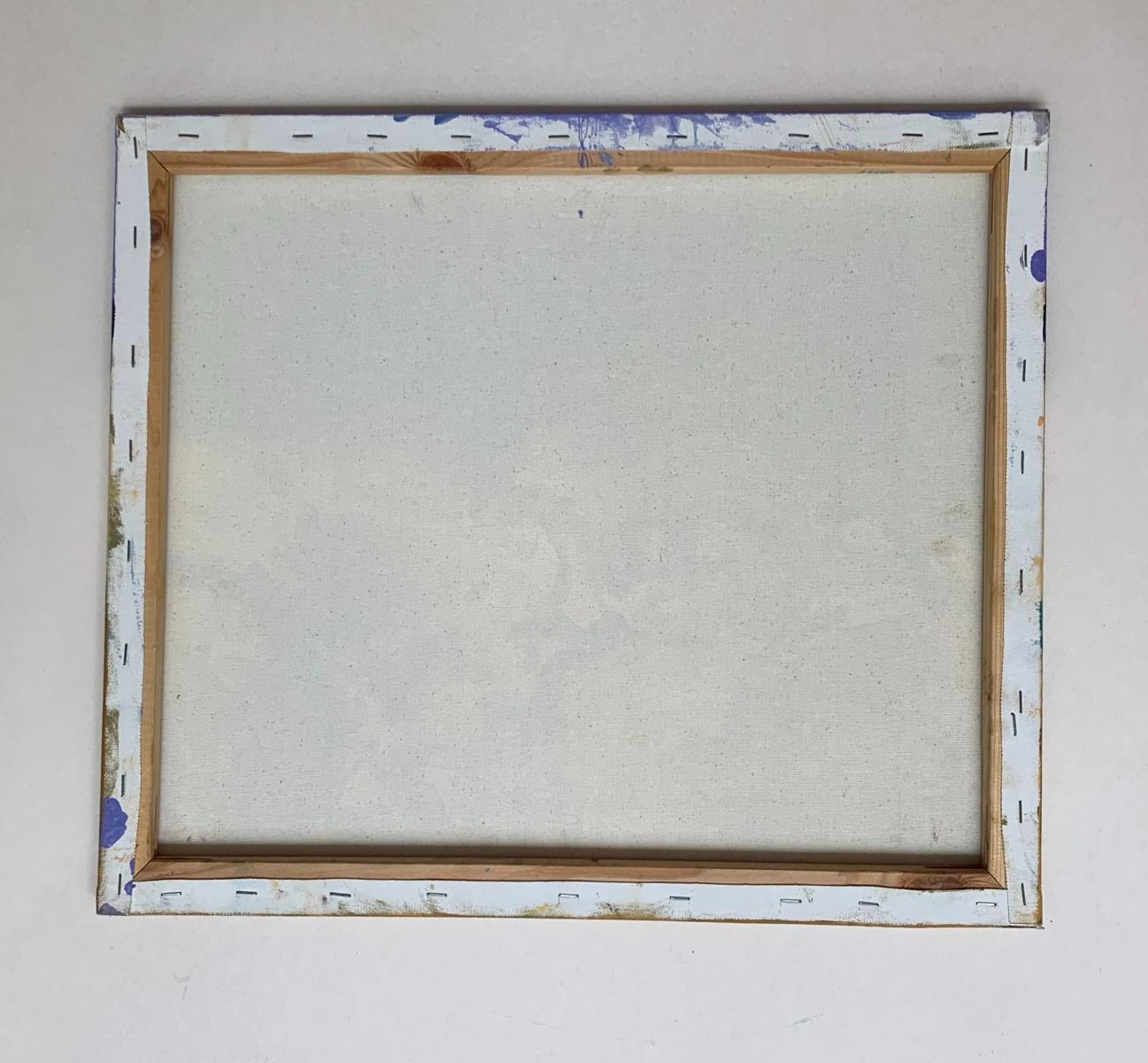 Jinetes - Pintura al óleo figurativa contemporánea, tonos cálidos, paisaje en venta 1