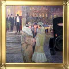 The Three Sisters; Monique Baudaux; Late 20th; oil on canvas;