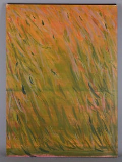 Monique Beucher, französische Künstlerin. Gouache auf Leinwand. Abstrakte Komposition. 1988
