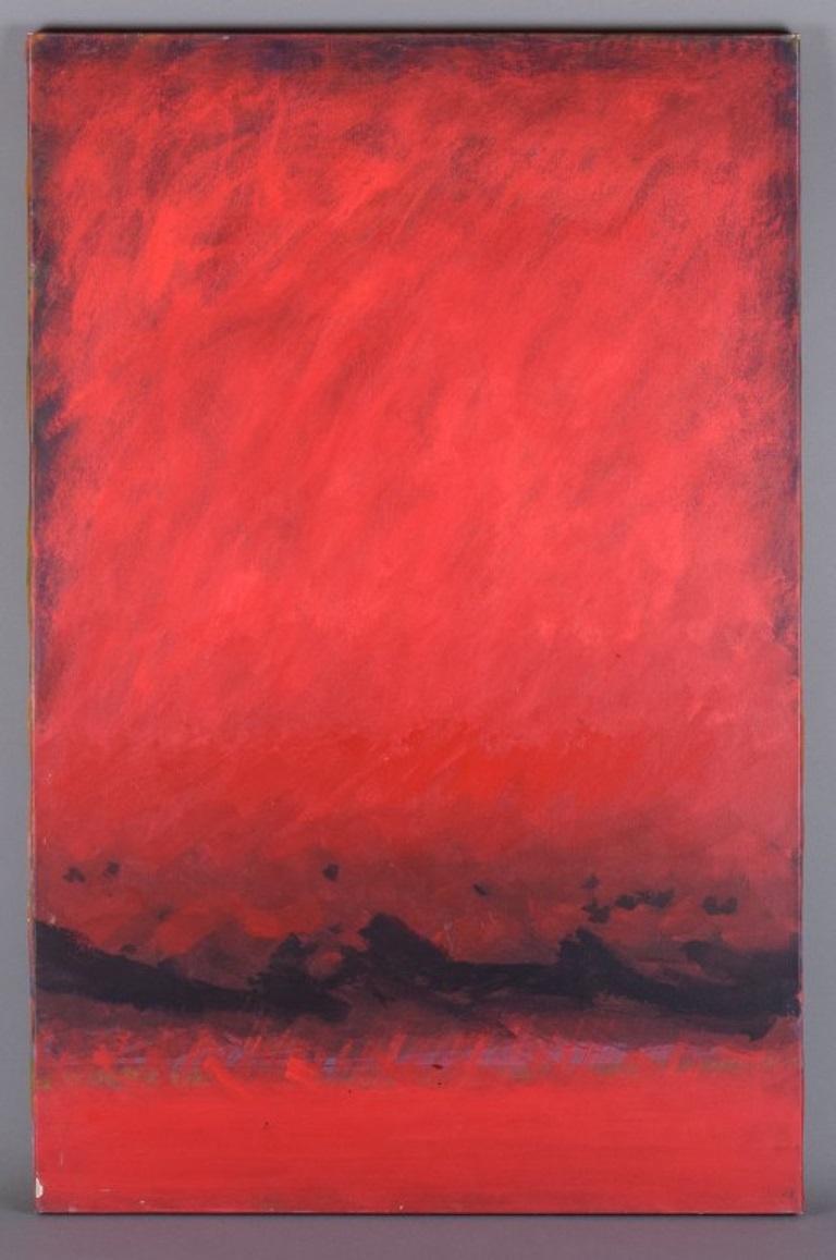 Monique Beucher (1934), französische Künstlerin. Gouache auf Leinwand.
Abstrakte Zusammensetzung. Bunte Palette.
1980s.
Perfekter Zustand.
Unterschrieben.
Ausgestellt in 