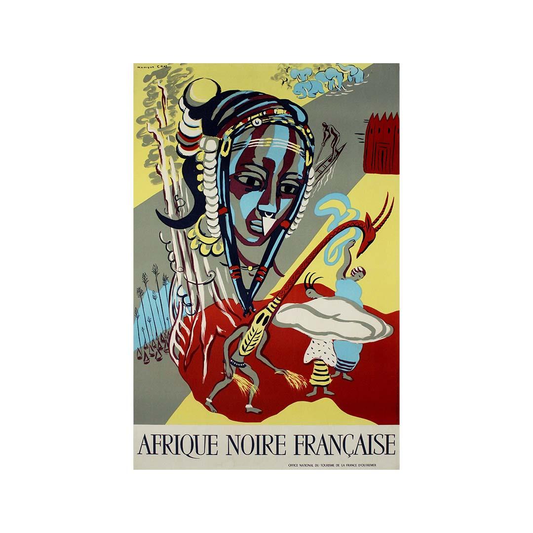 CIRCA 1950 Original Reiseplakat 