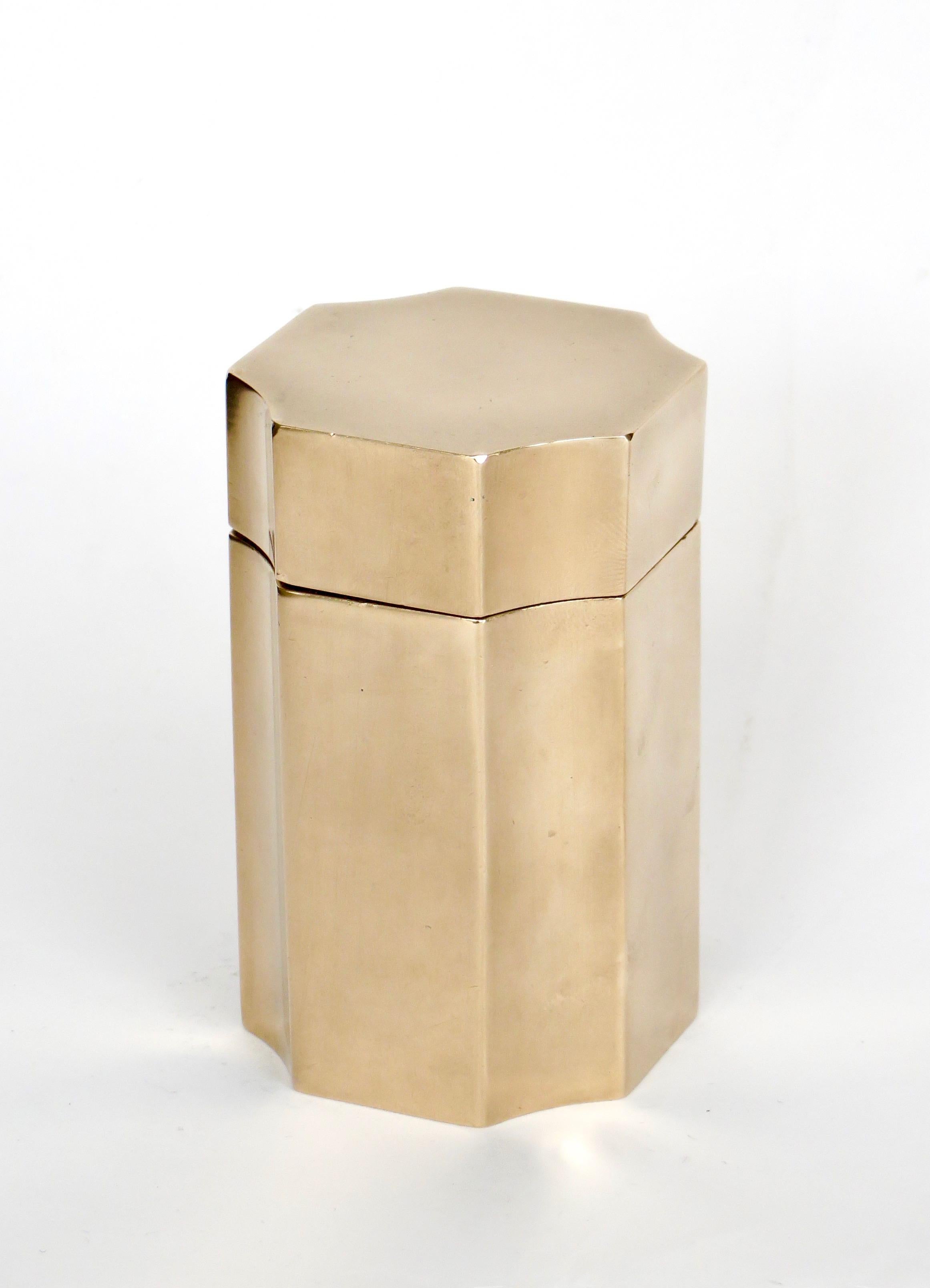 French Monique Gerber Bronze Box La Ligne Suedoise Edition by Sigward Bernadotte