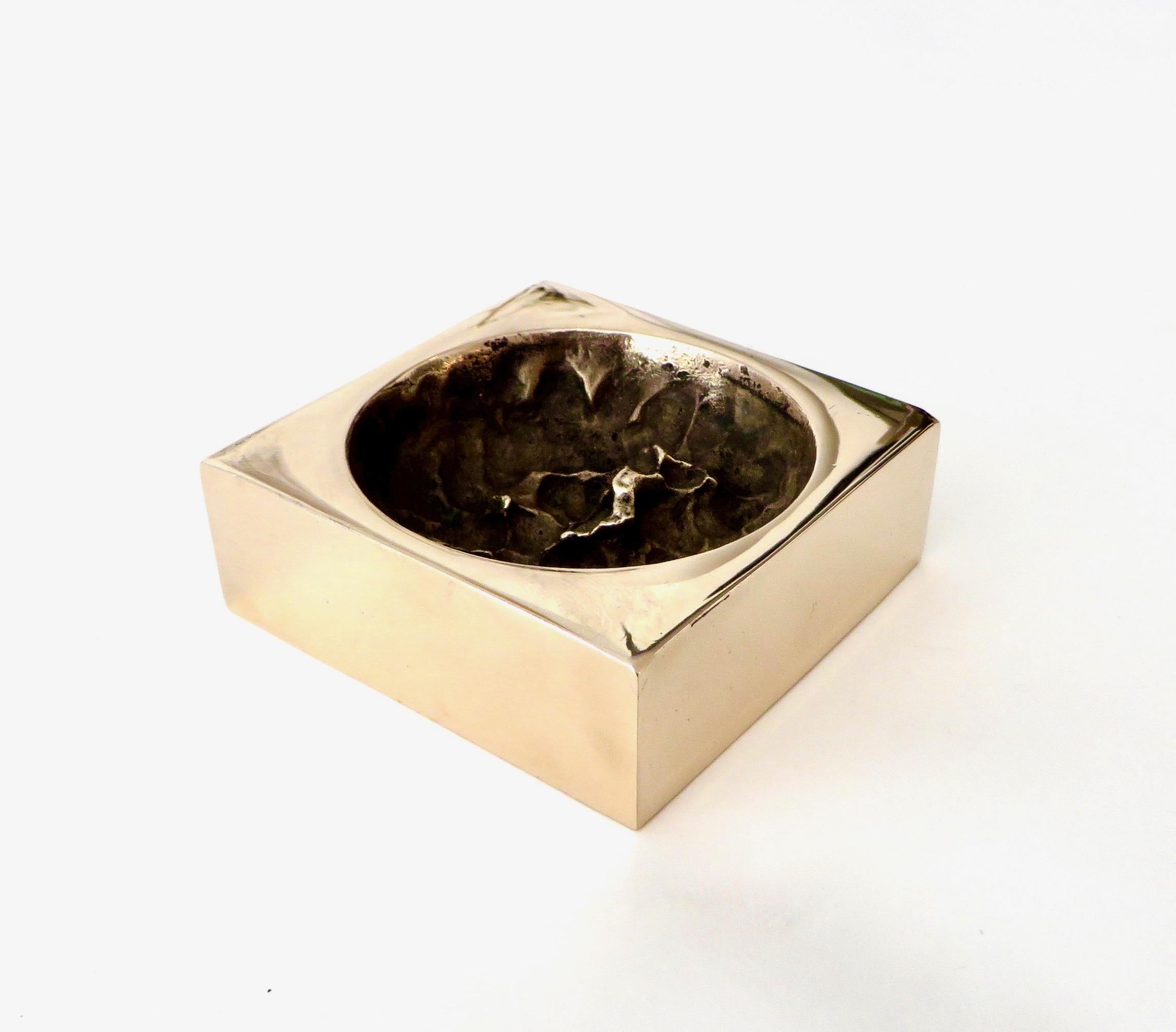 Mid-Century Modern Monique Gerber Cast Bronze Vide Poche or Paper Weight