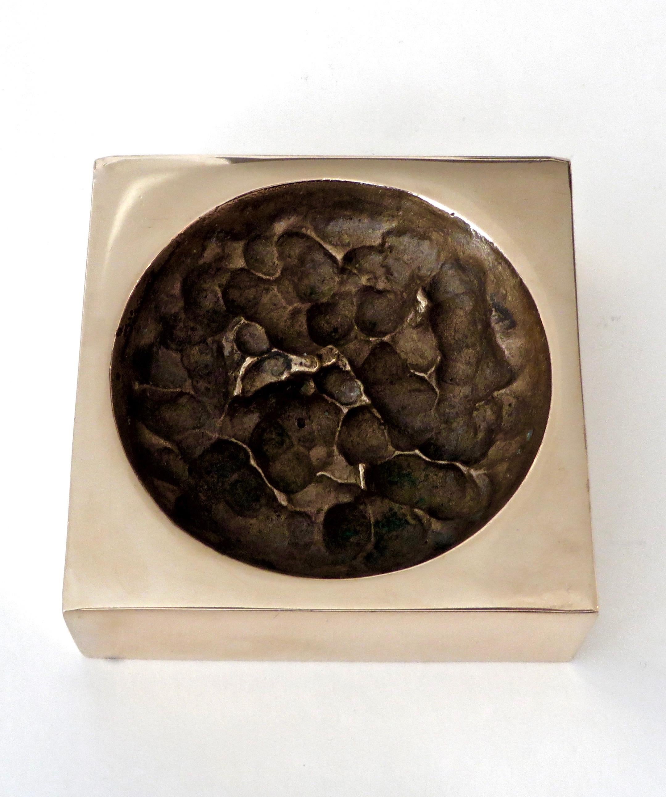 Monique Gerber Cast Bronze Vide Poche or Paper Weight 1