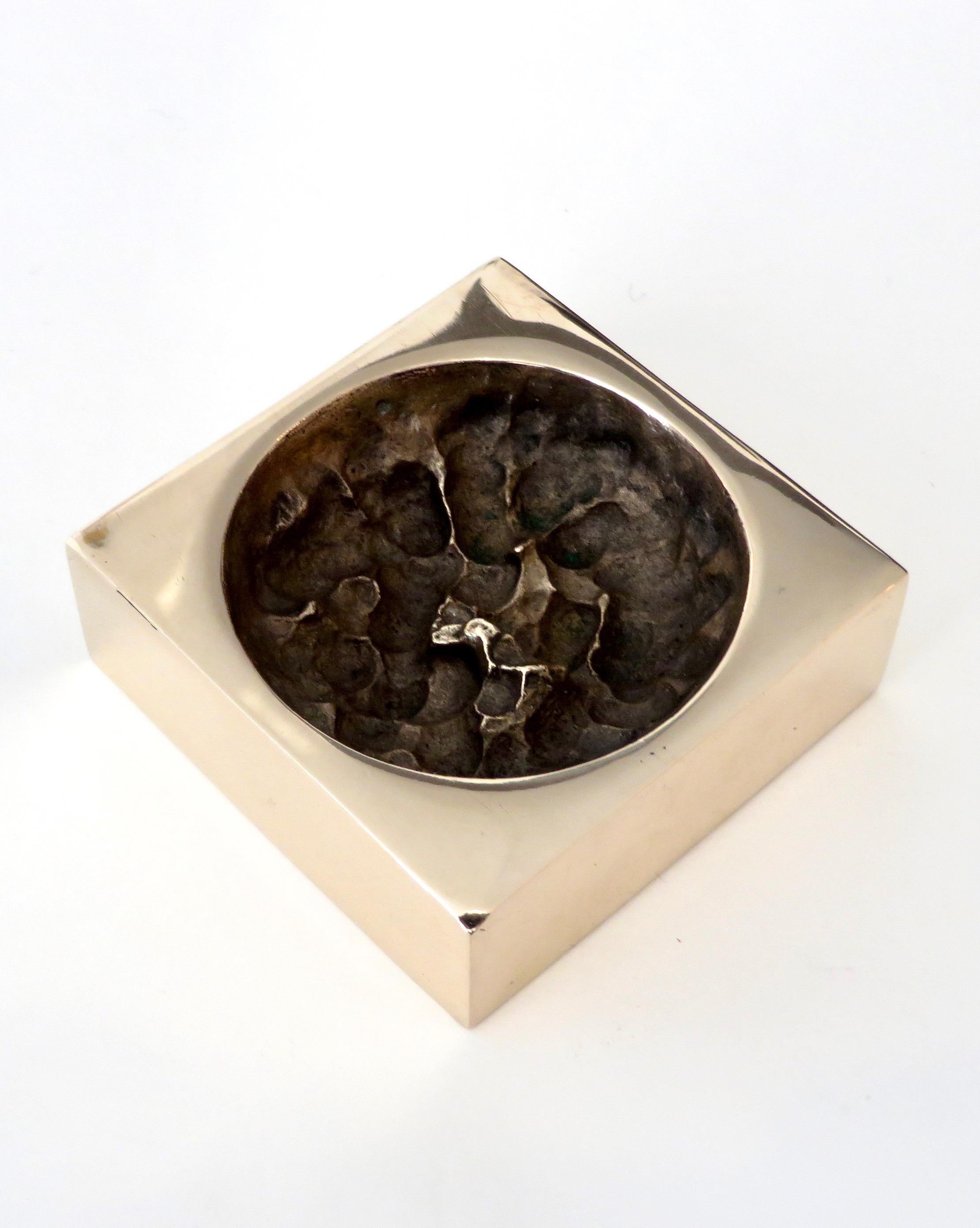 Monique Gerber Cast Bronze Vide Poche or Paper Weight 2