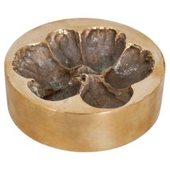 Monique Gerber French Bronze Vide Poche Marguerite Motif Daisy