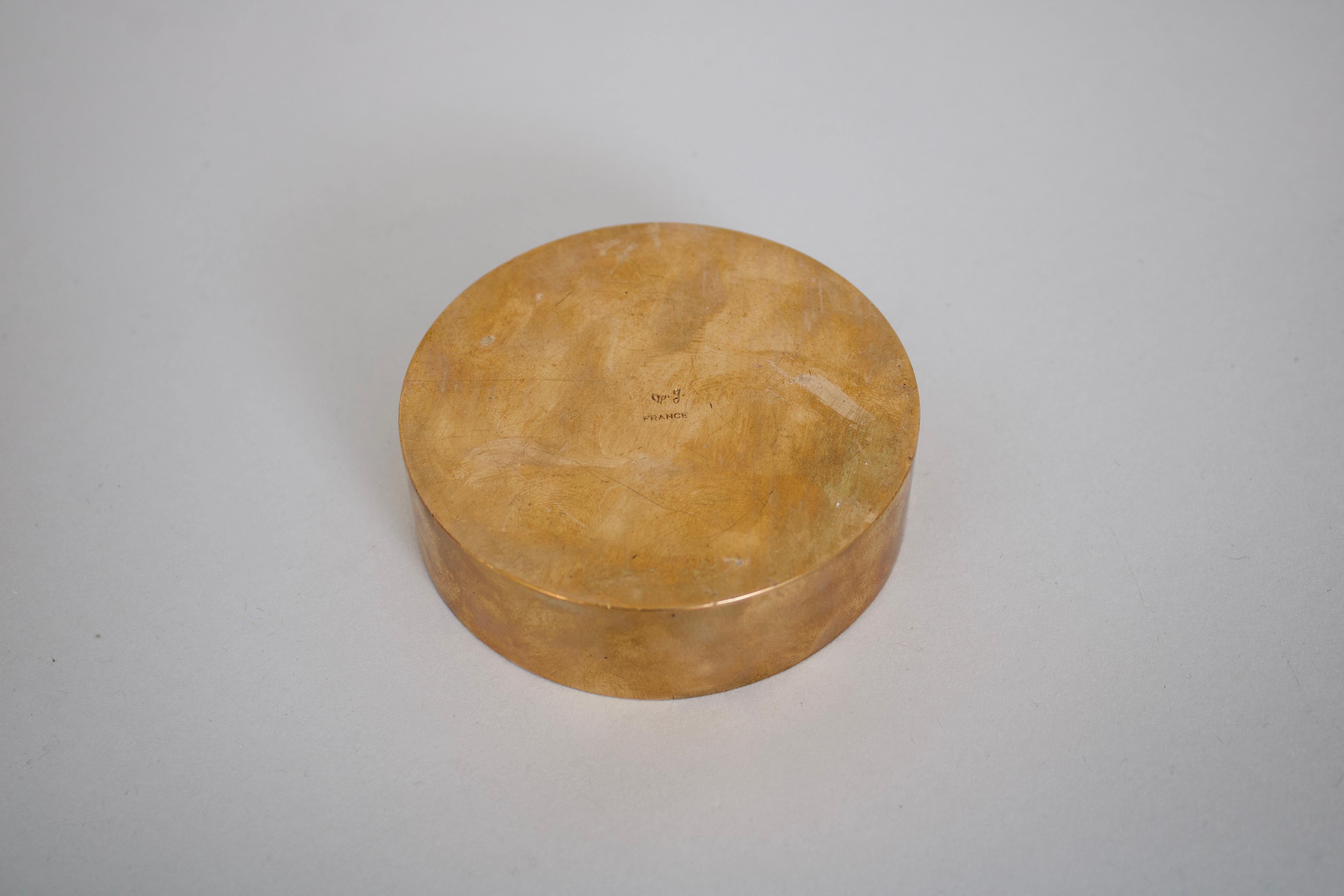 Monique Gerber French Bronze Vide Poche Marguerite Motif 1