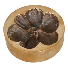 Monique Gerber French Bronze Vide Poche Marguerite Motif