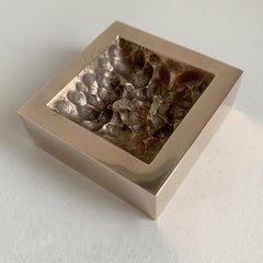 Vide-Poche de bronce dorado Monique Gerber, hacia 1970, Francia