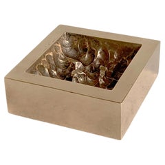 Vide-Poche de bronce dorado Monique Gerber, hacia 1970, Francia