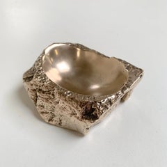 Monique Gerber Signed Bronze Baguier or Vide Poche circa 1970, France.