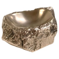 Monique Gerber Signed Bronze Baguier or Vide Poche circa 1970, France.