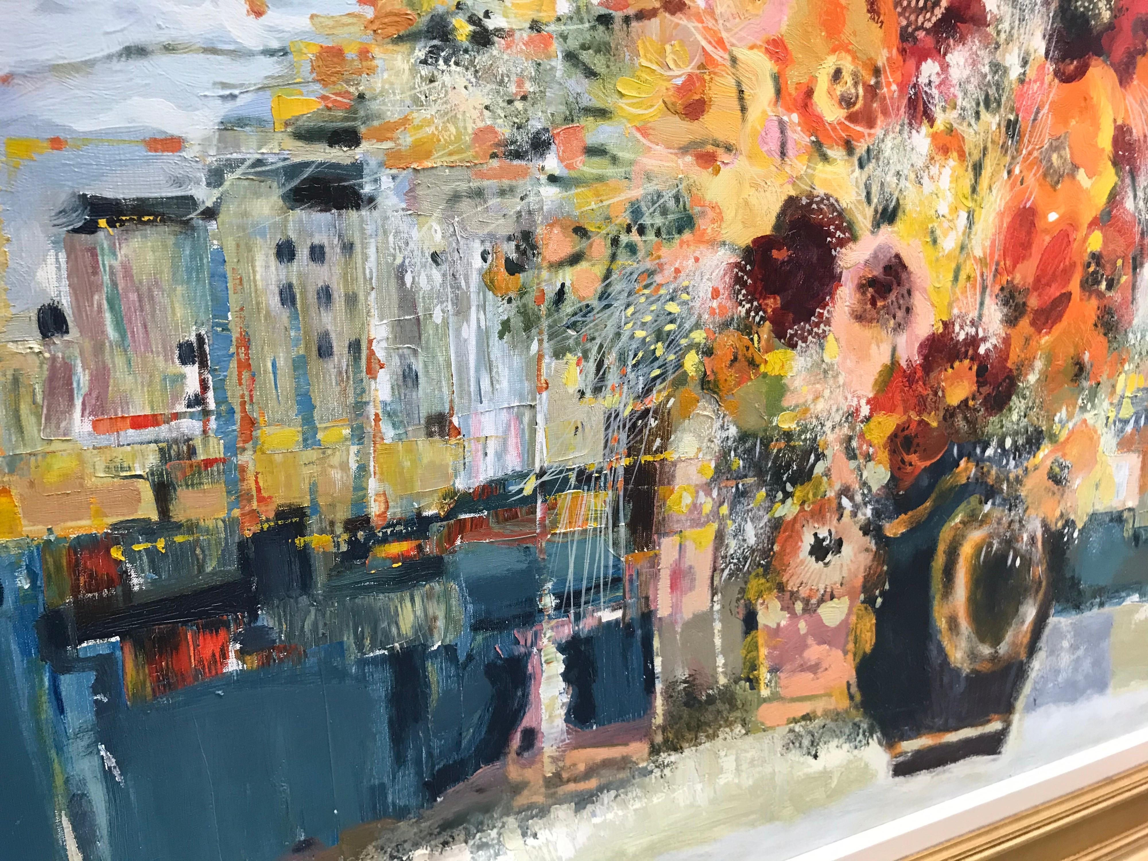 Late 20th Century Monique Journod Painting For Sale
