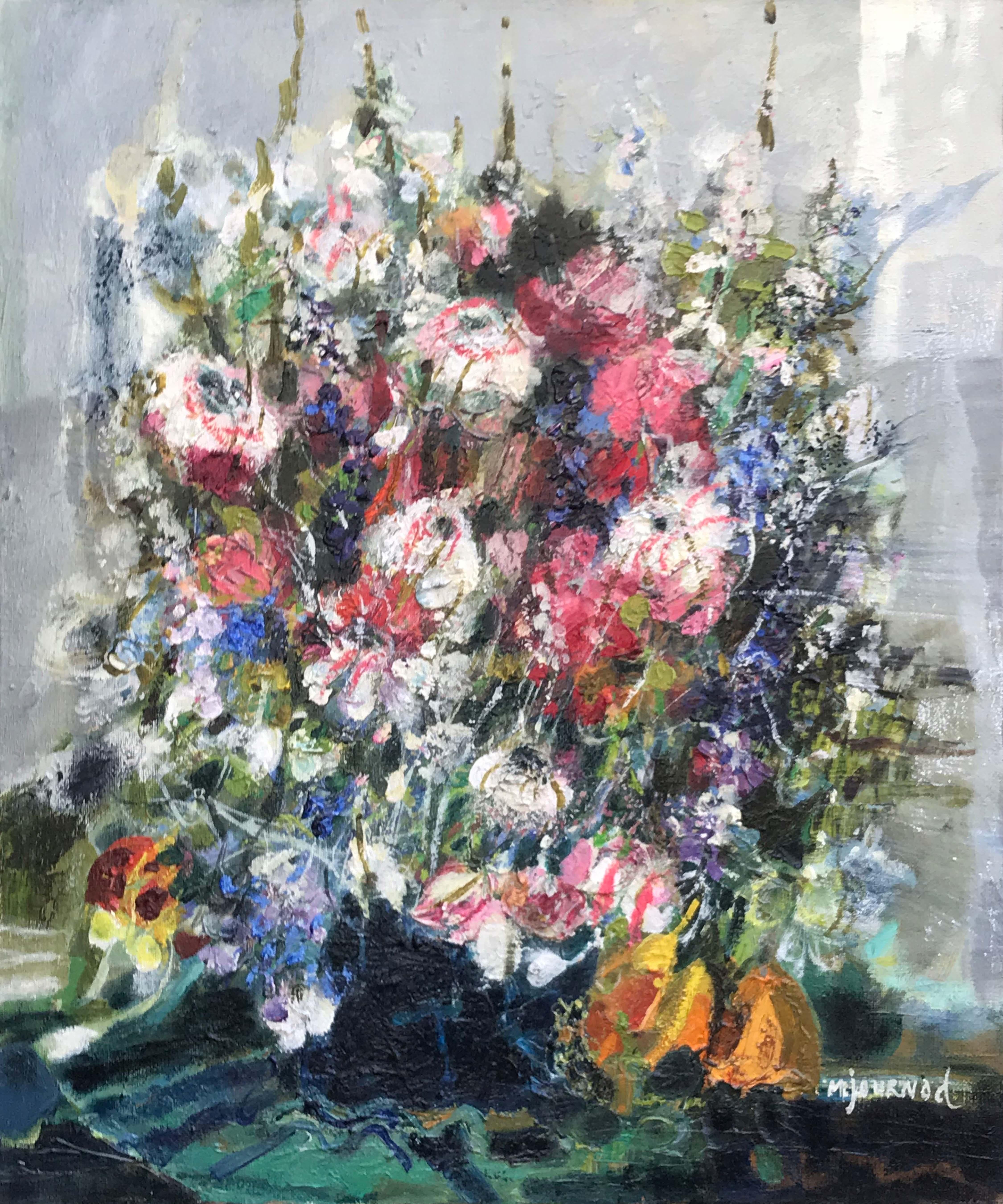 Monique Journod Still-Life Painting - Bouquet de Printemps