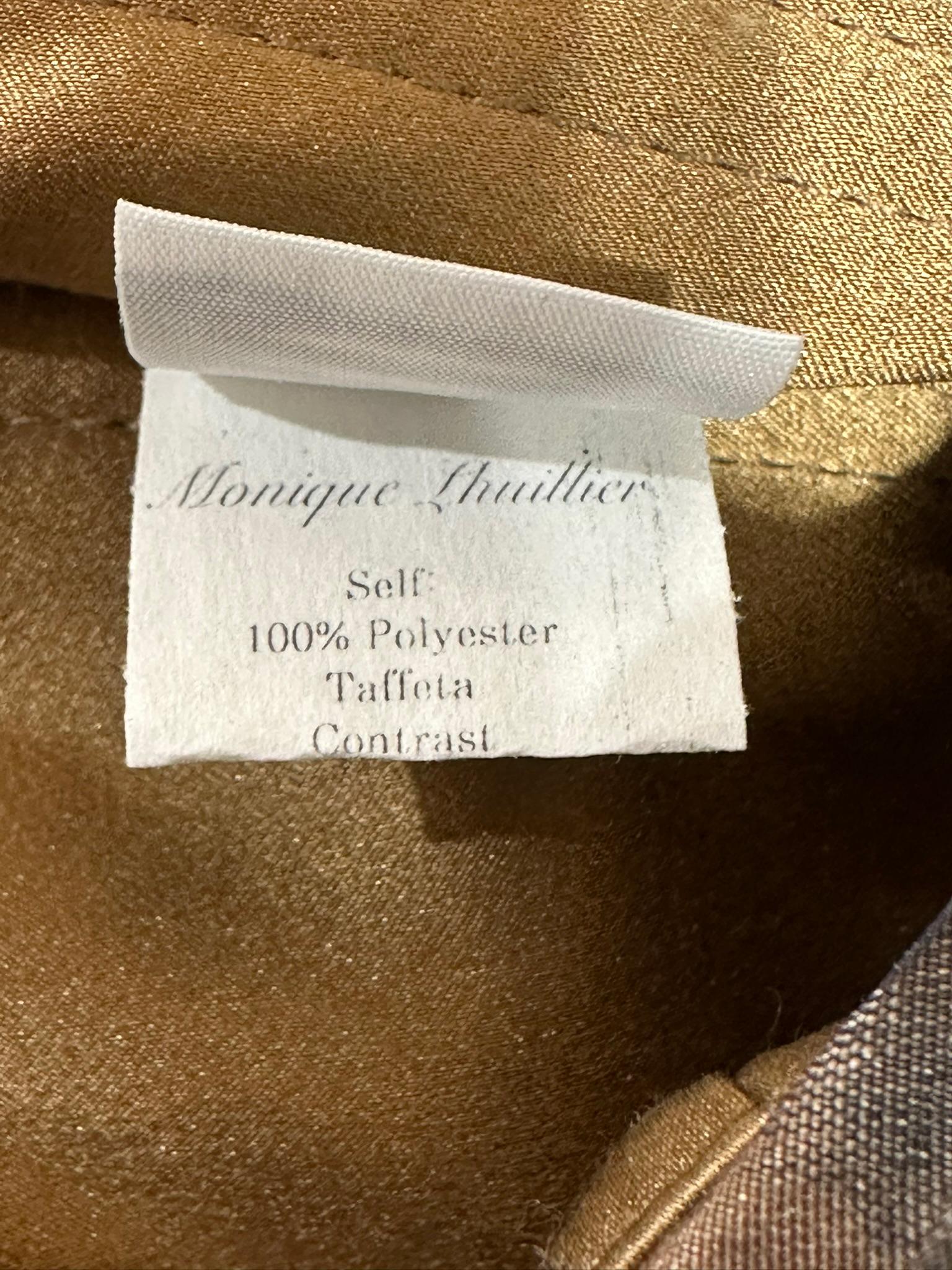 Monique Lhuillier Autunno 2011: abito senza spalline con stampa leopardata, drappeggiato e con corsetto Grande in vendita 8