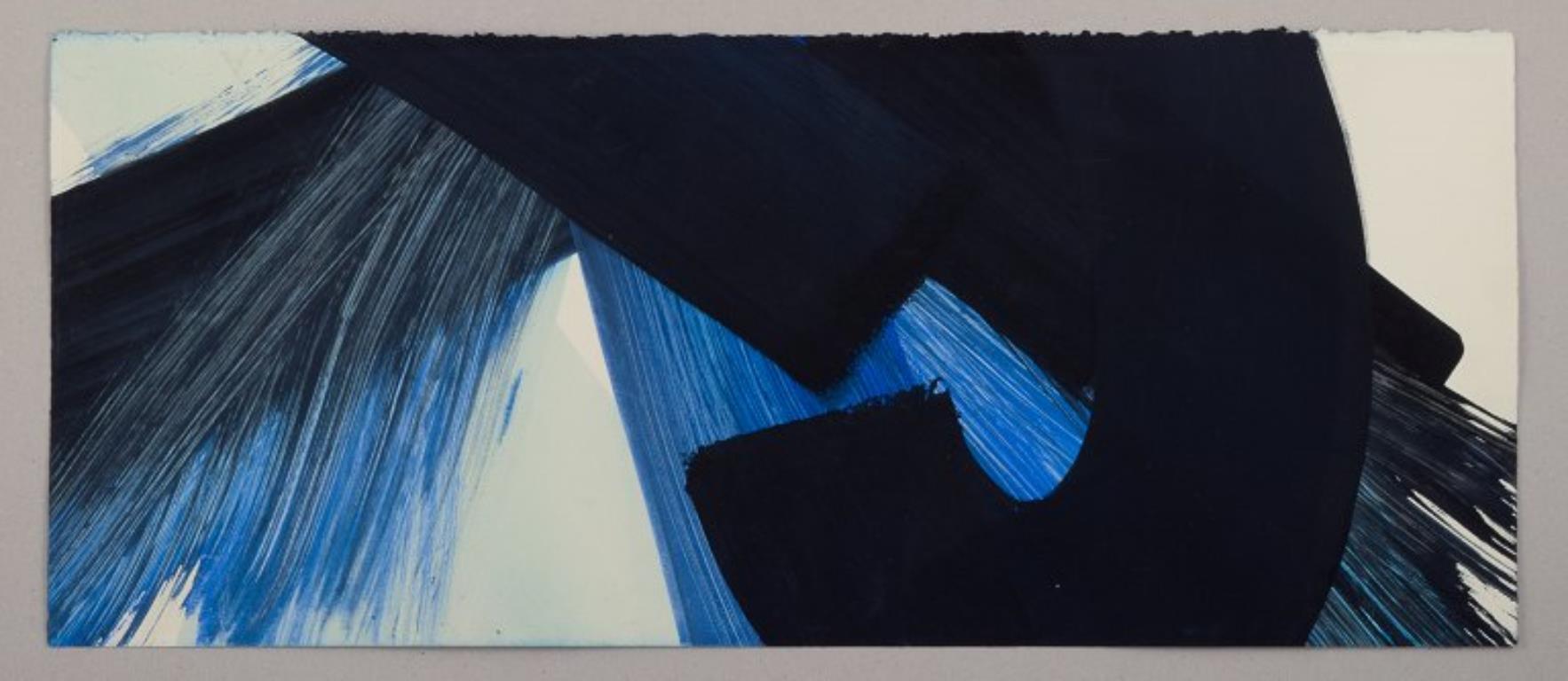 Monique Orsini (1937), französische Künstlerin. Gemischte Medien auf Papier.
Abstrakte Zusammensetzung.
1980s.
Mit Bleistift signiert.
Perfekter Zustand.
Abmessungen: Breite 80,0 cm x Höhe 34,0 cm.