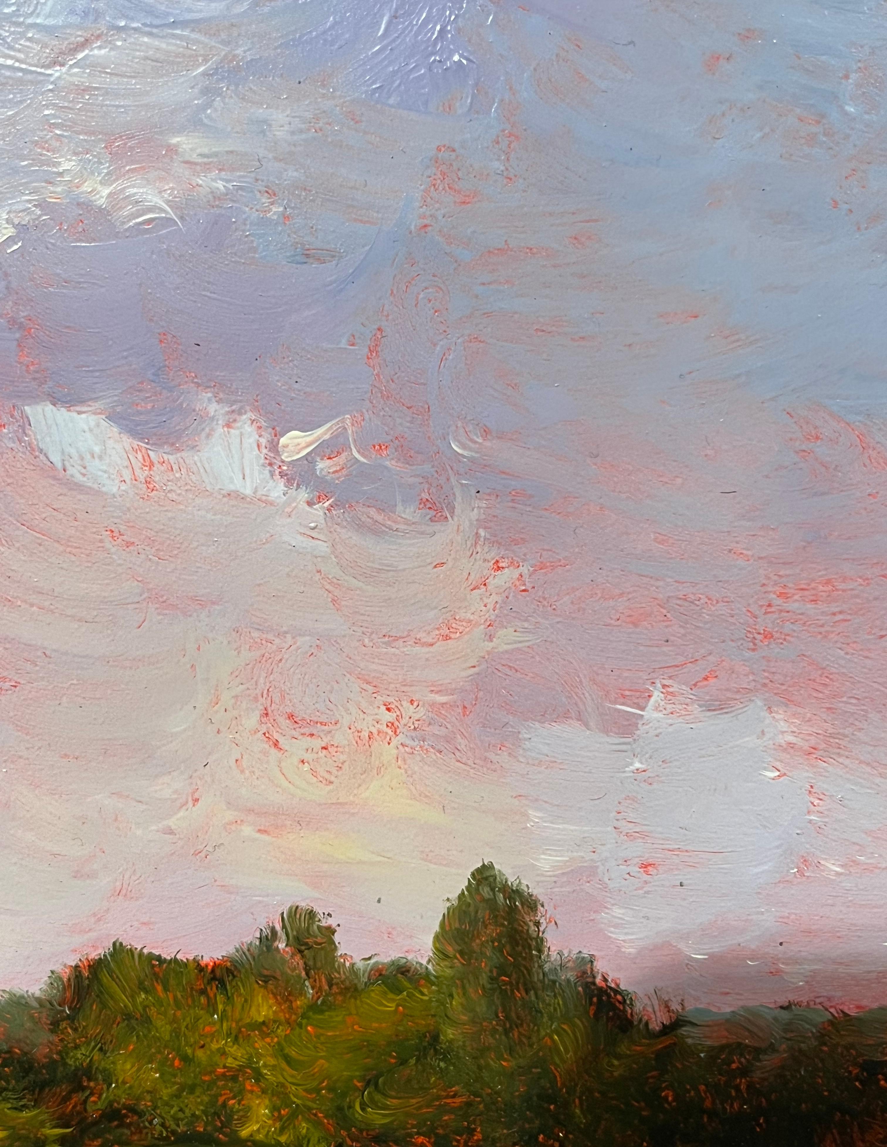 Monique Sakellarios, „Sister Sister“, 10x8 Figurative Landschaft, Ölgemälde im Angebot 5