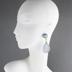 Monique Vedie, Line Vautrin Boucles d'oreilles pendantes en résine Talosel pour étudiants